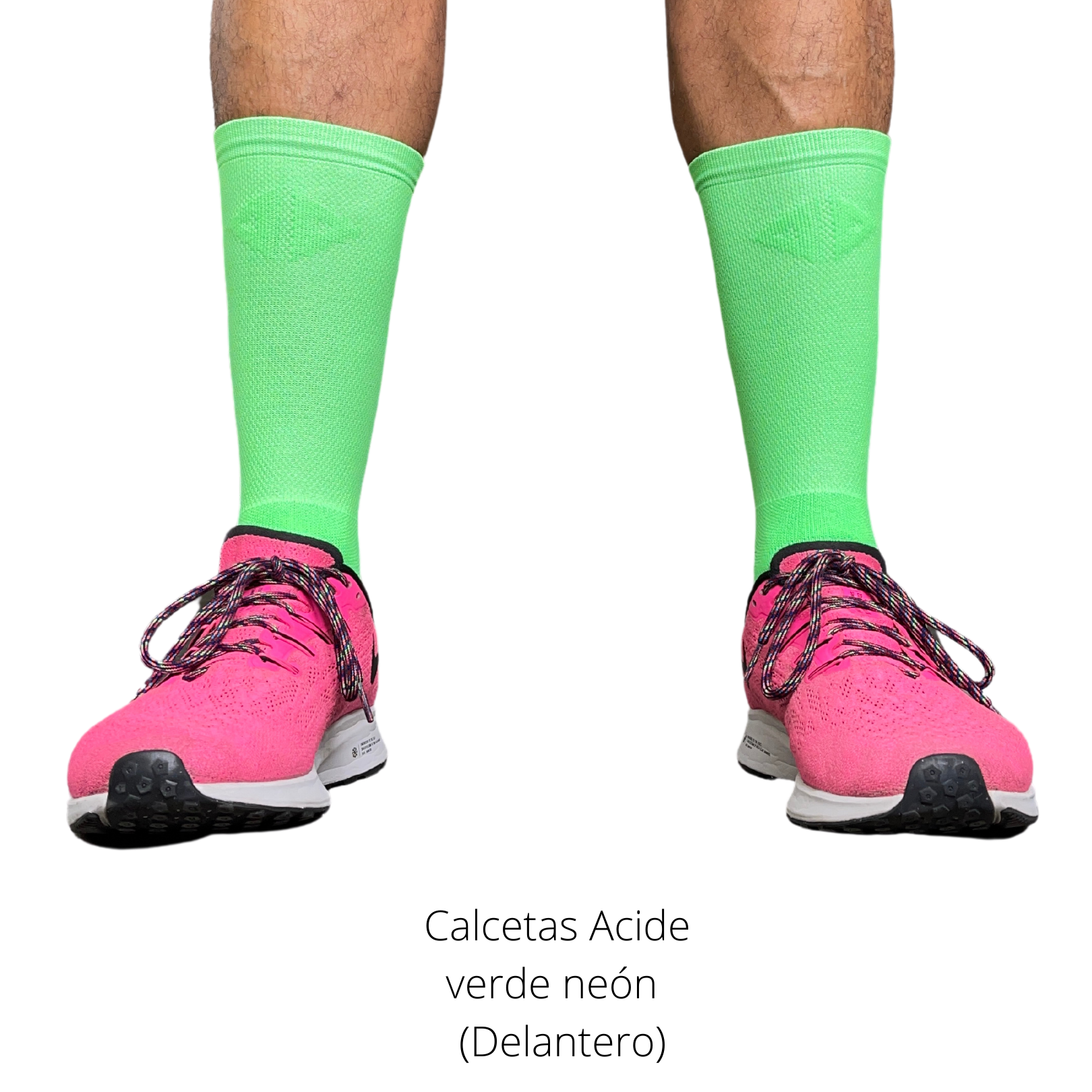 calcetas Acide verde neón