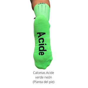 calcetas Acide verde neón