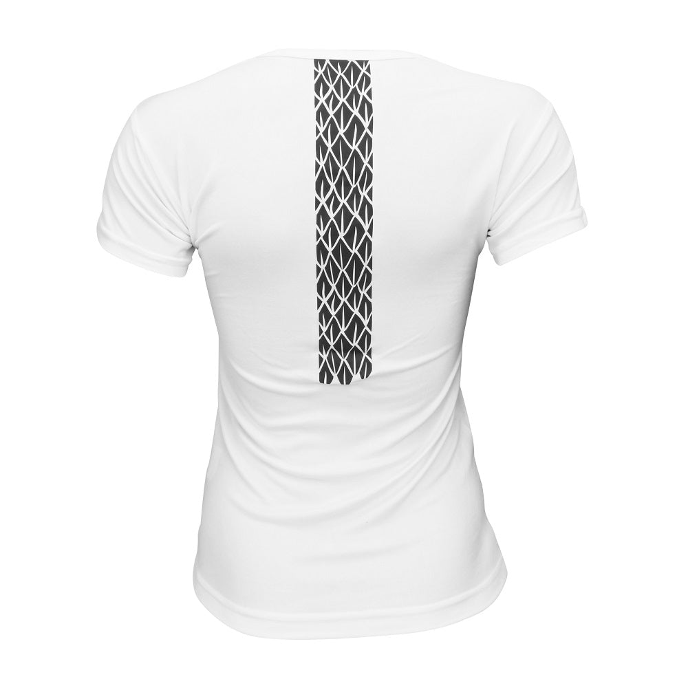 Playera México Quetzalcoatl Blanco Dama