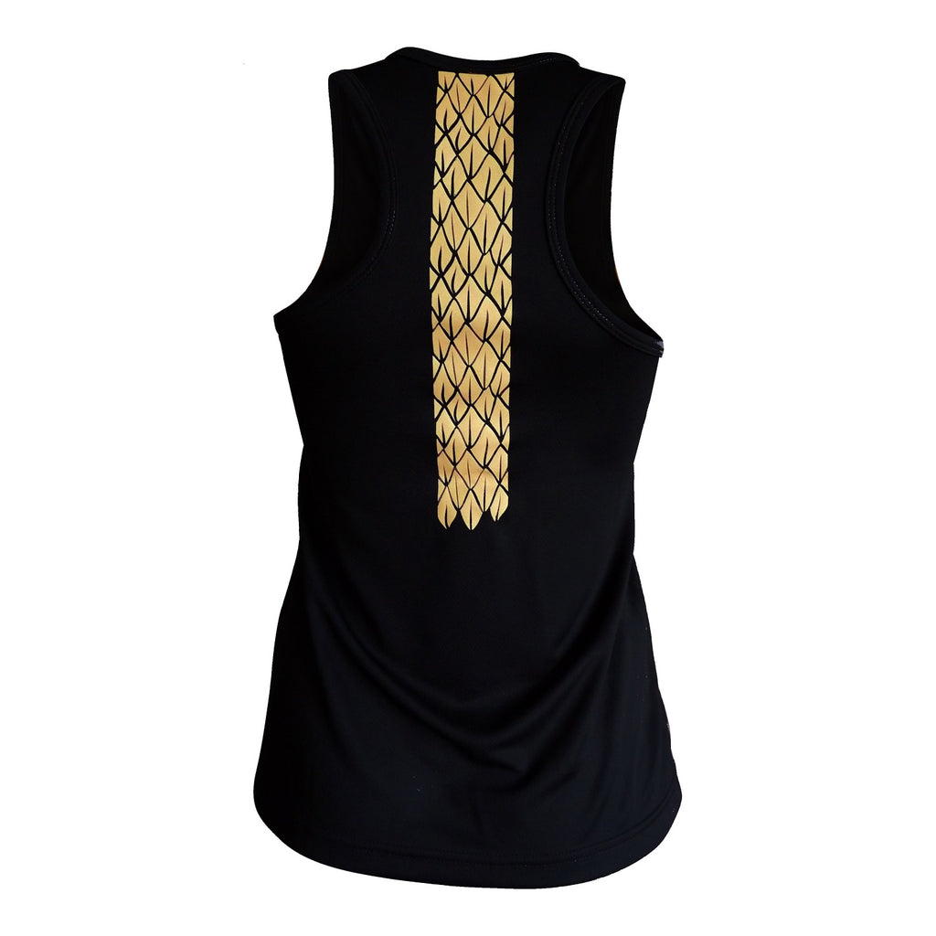 Camiseta México Quetzalcoatl Negro Dama