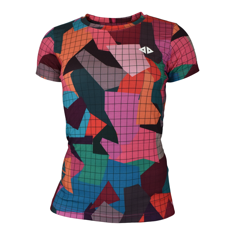 Playera Geo Colors Dama