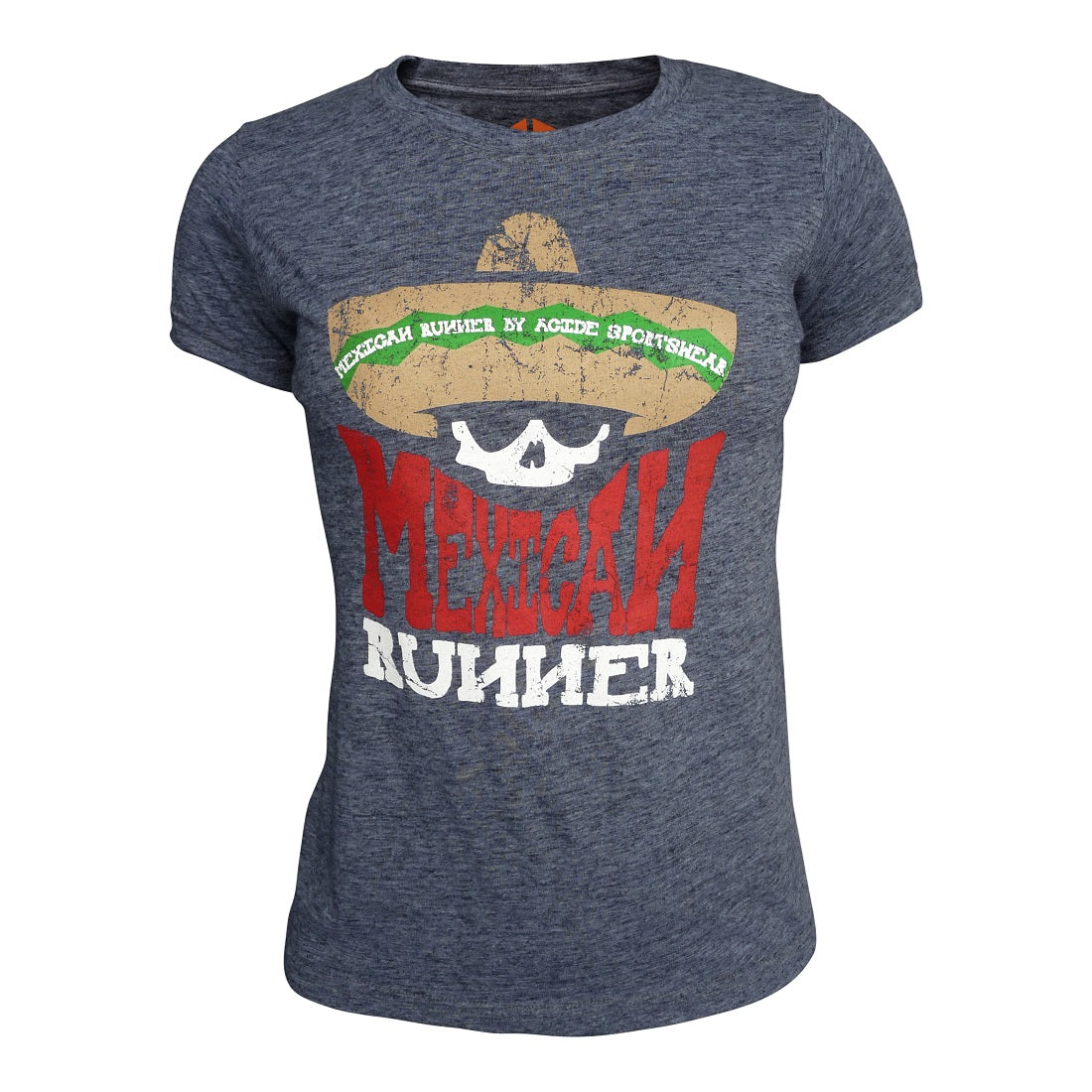 playera "Mexican Runner" Calavera Oxford Dama