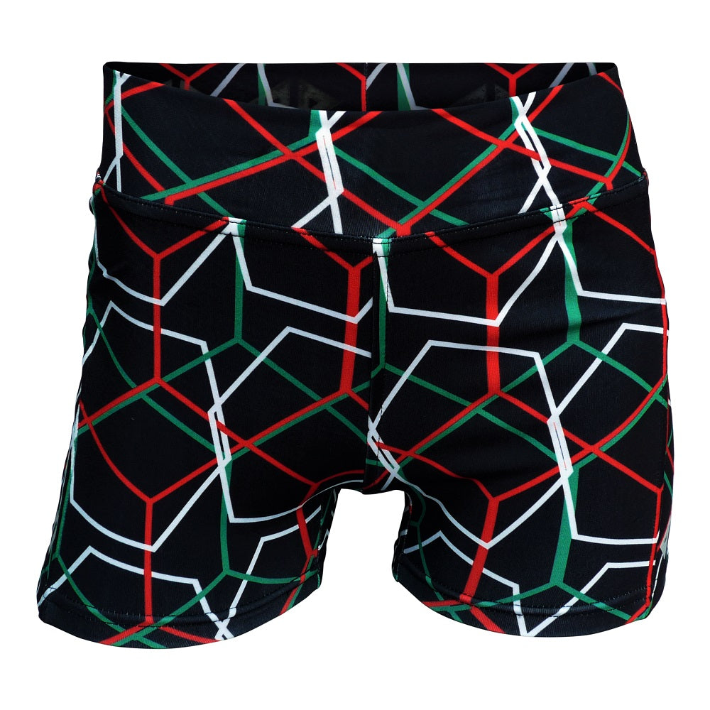 Short Biker Corto México Tricolor Dama