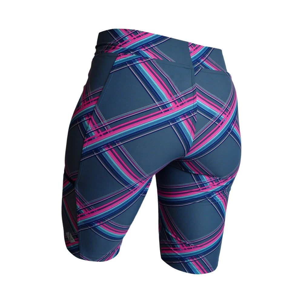 short biker largo Esconeon dama