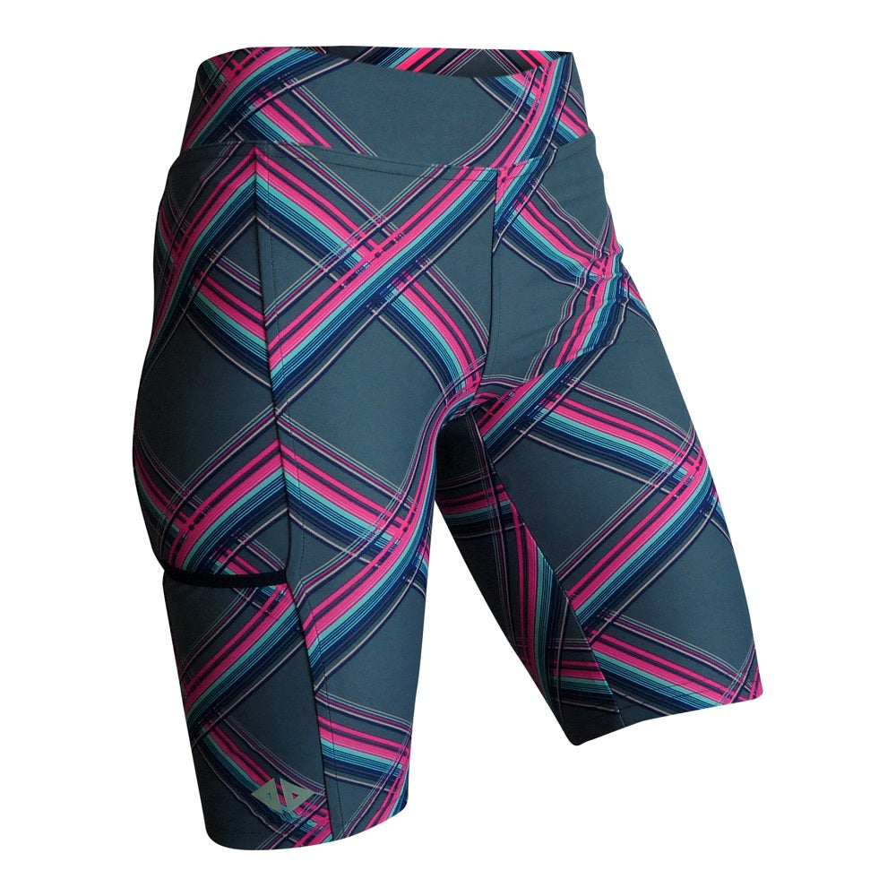 short biker largo Esconeon dama