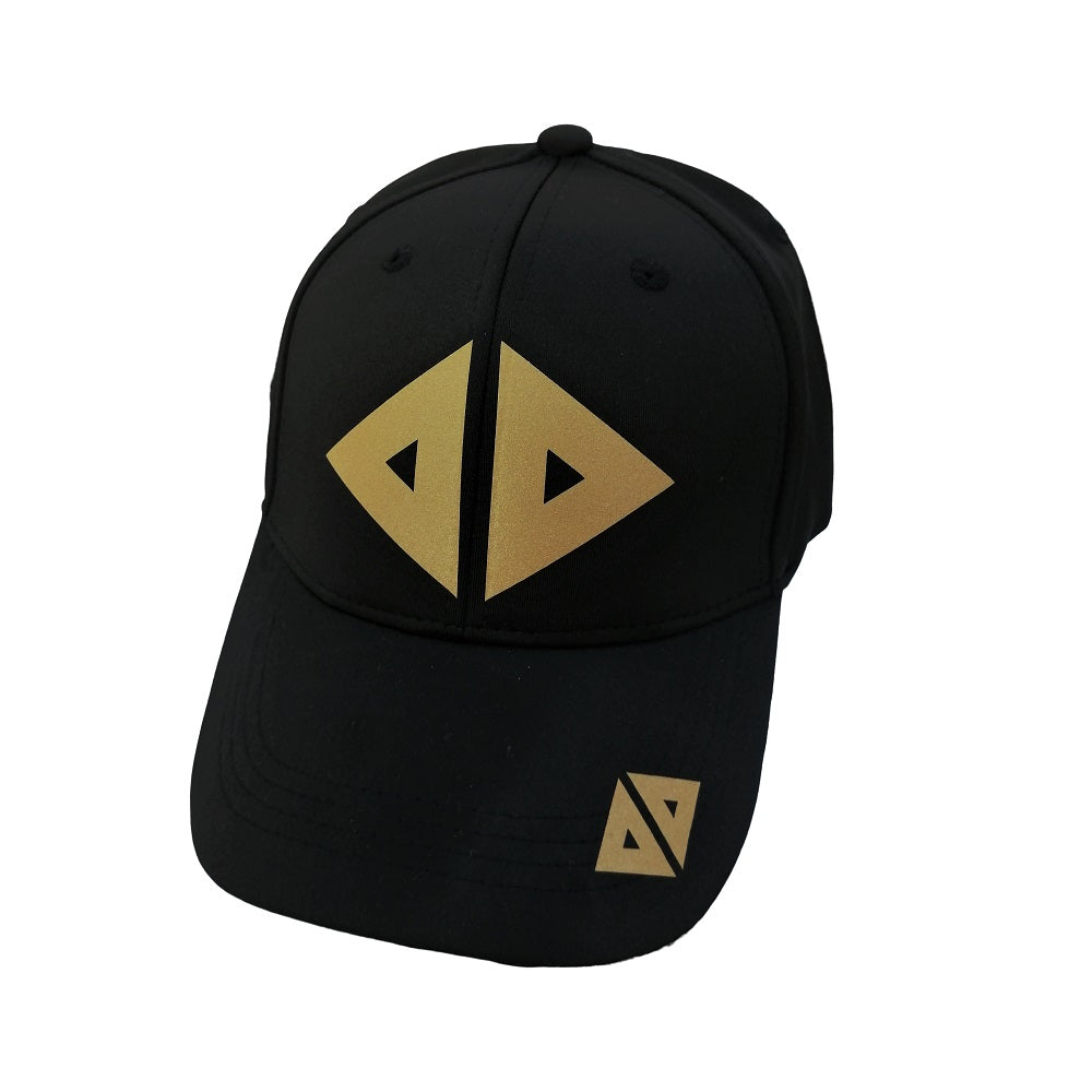 Gorra Fly Acide Negro con Oro