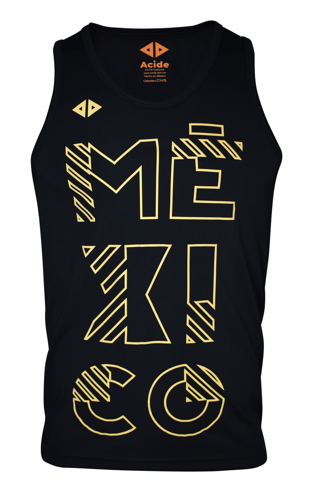 Camiseta México POP negro caballero PRO