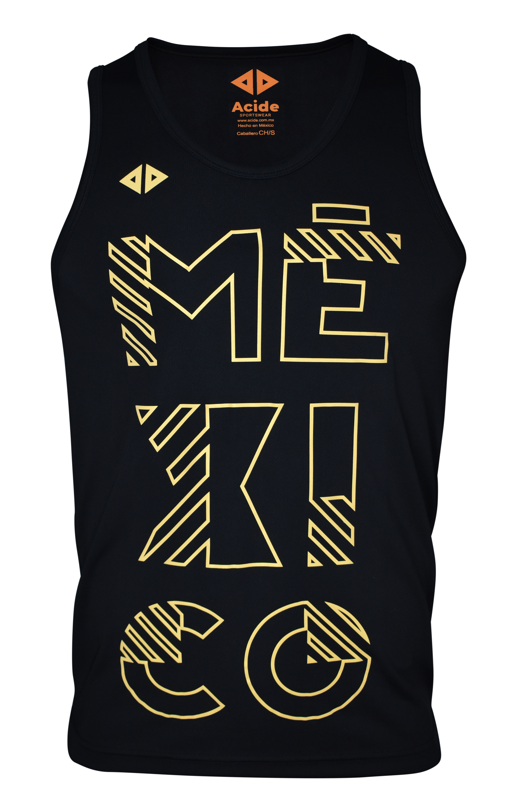 Camiseta México POP negro caballero PRO