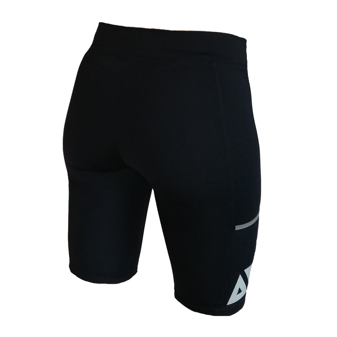 short biker largo Negro dama