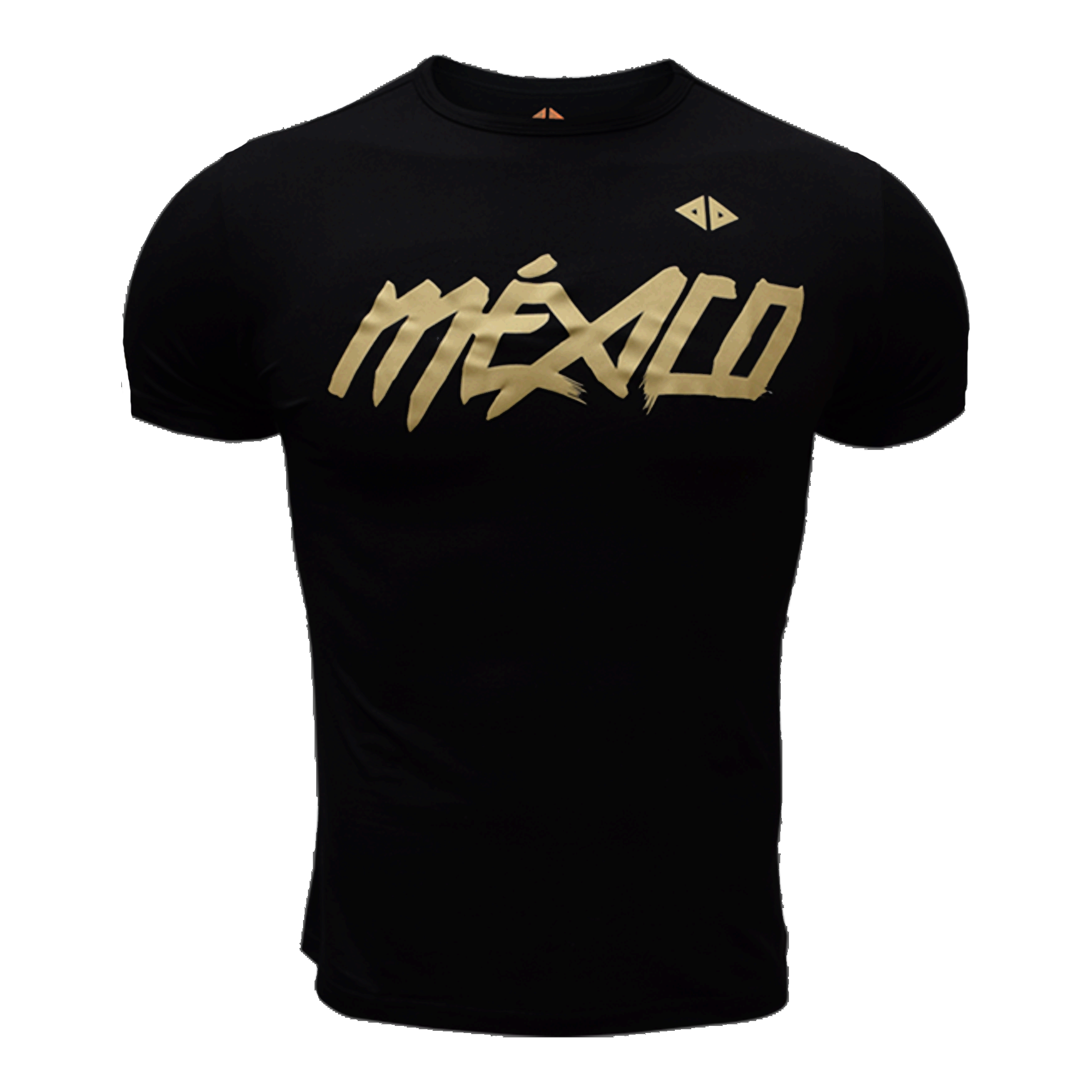 Playera Manga Corta México Quetzalcoatl Negro Caballero