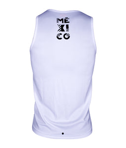 Camiseta México POP blanco caballero