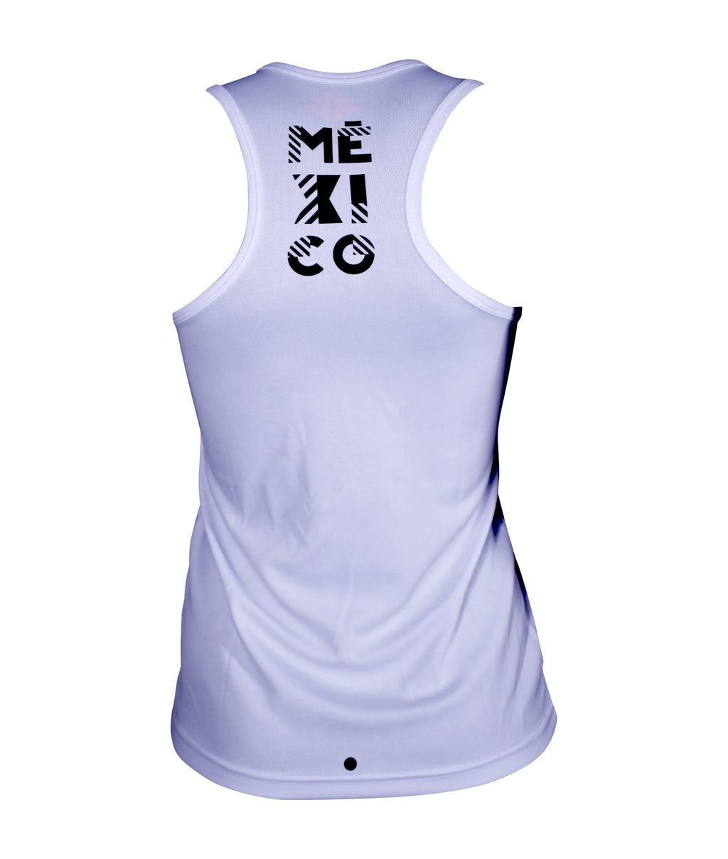 Camiseta México POP blanco dama