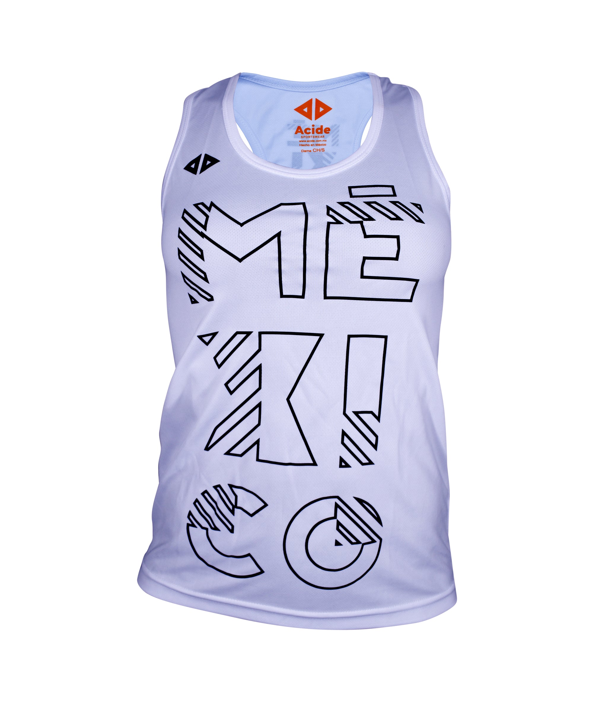 Camiseta México POP blanco dama