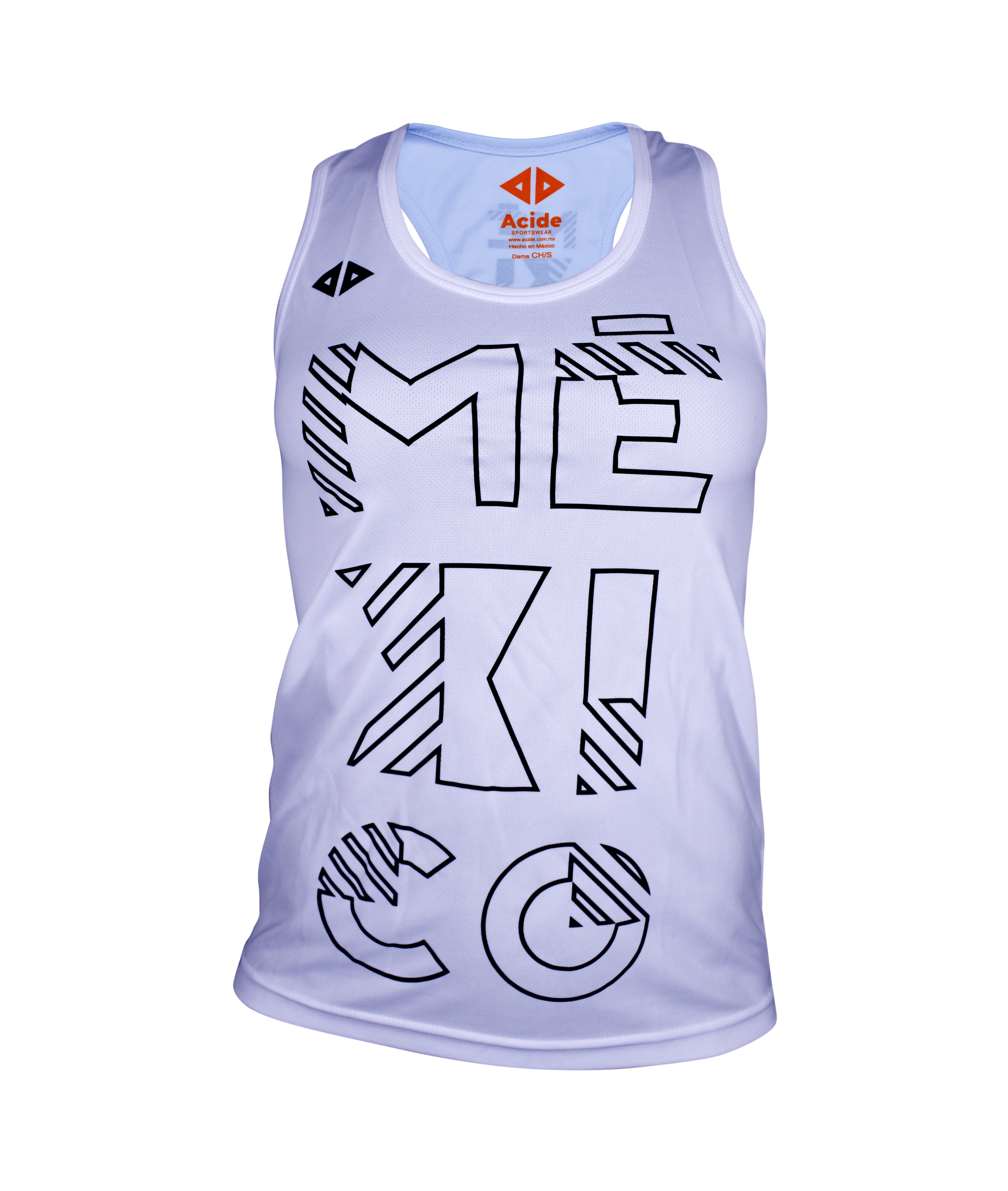Camiseta México POP blanco dama