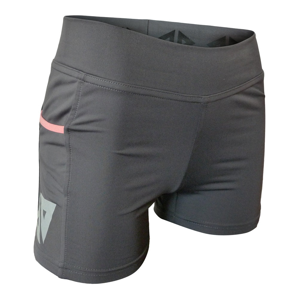 Short Biker Corto Gris Dama