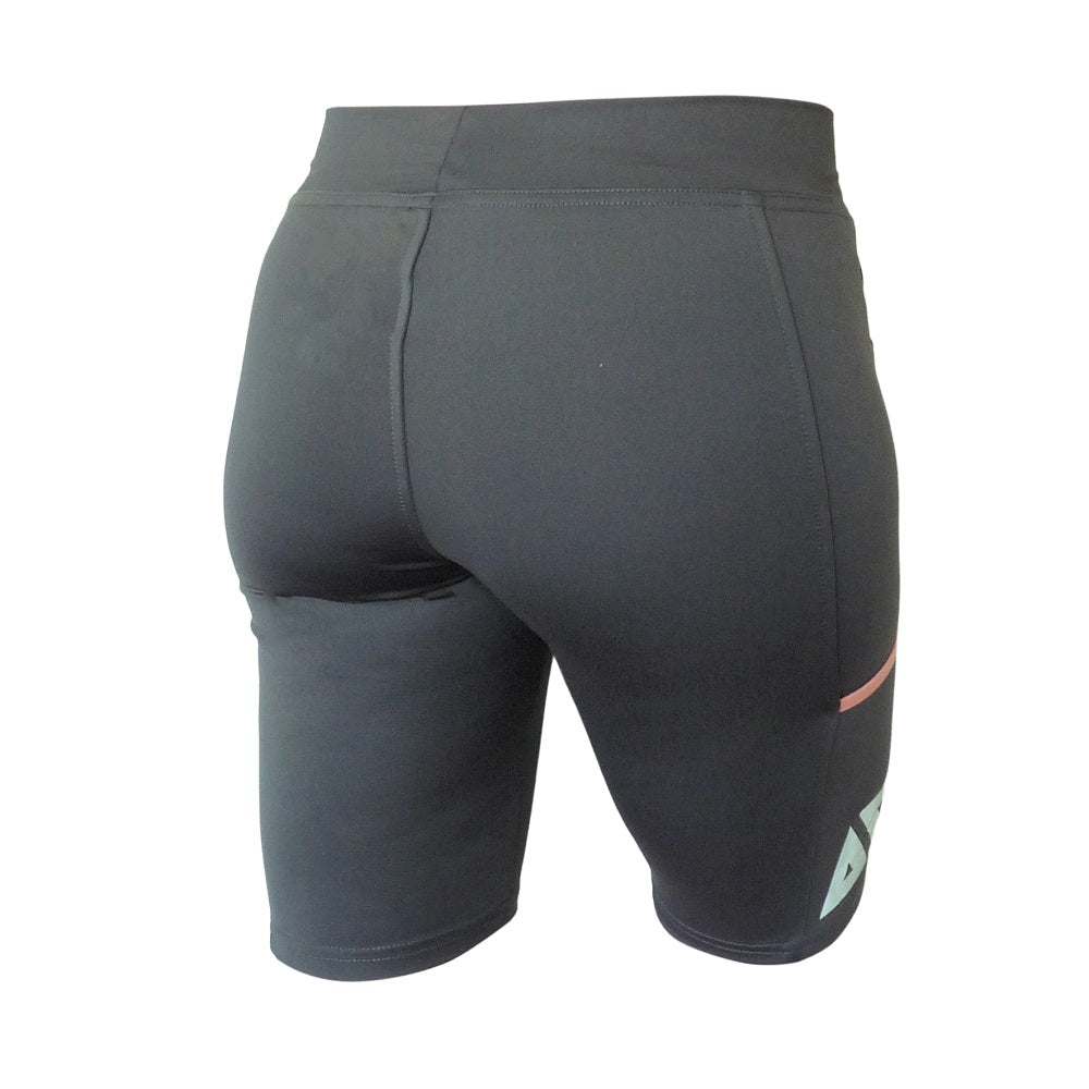 short biker largo Gris dama