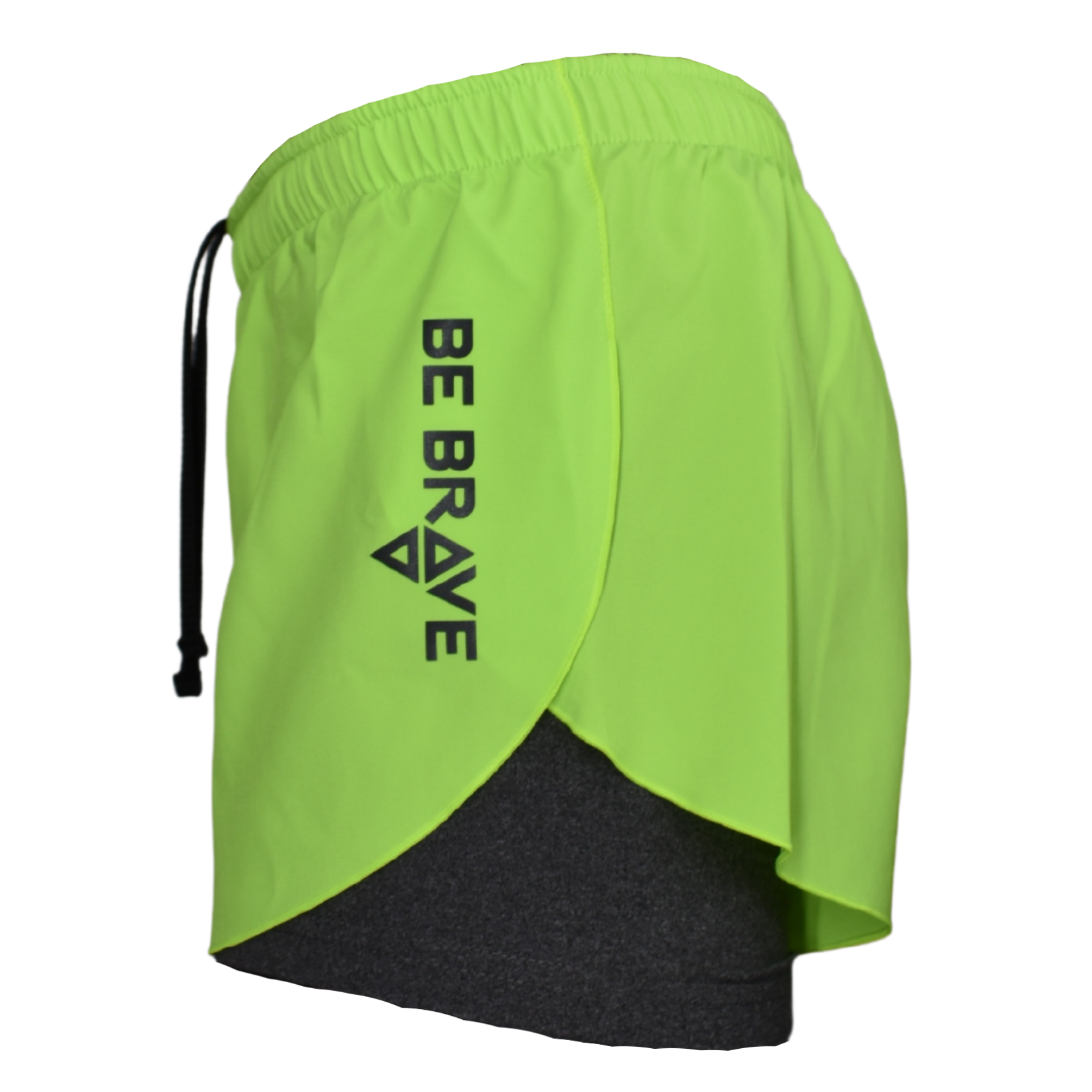 Short be brave amarillo neon mariposa corto dama