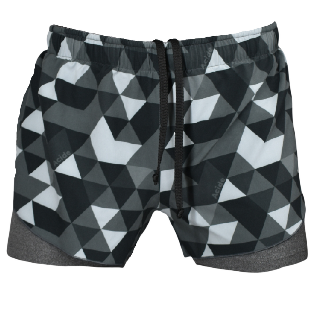 Short geo grey mariposa corto dama