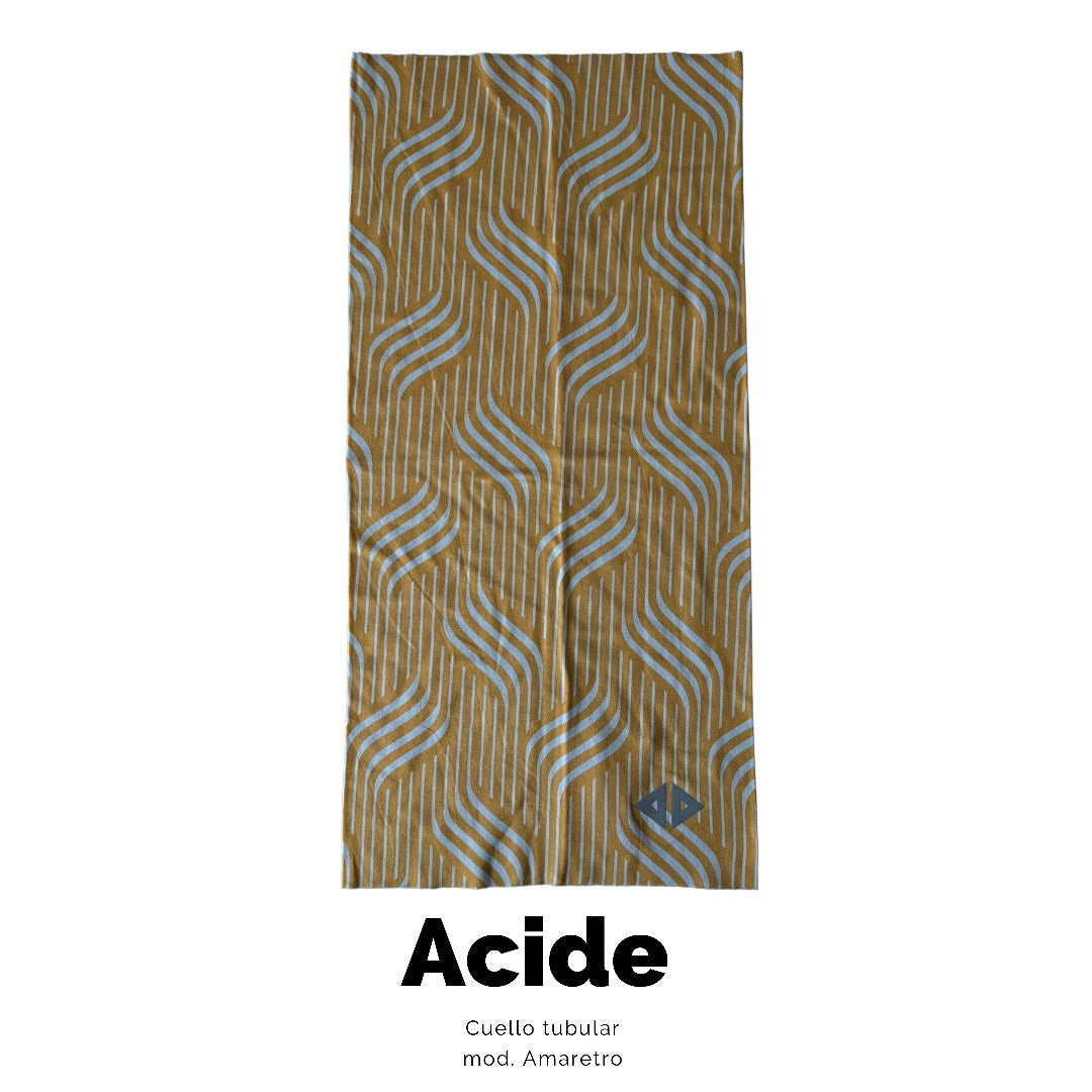 Cuello tubular amaretro