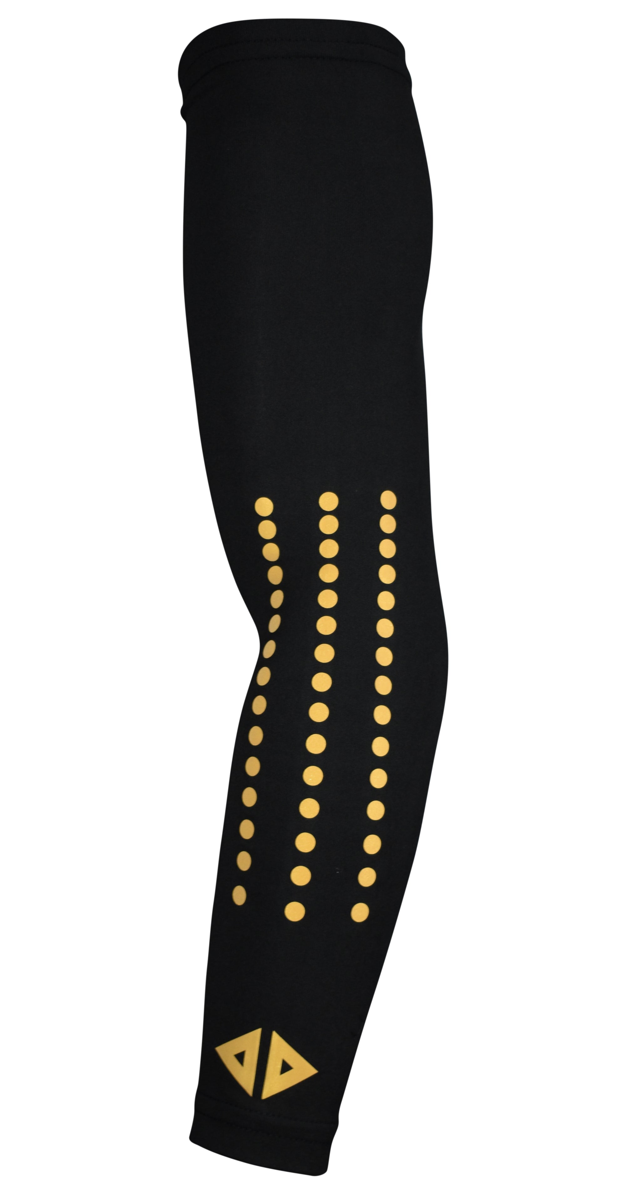 Mangas Deportivas Negras reflex oro