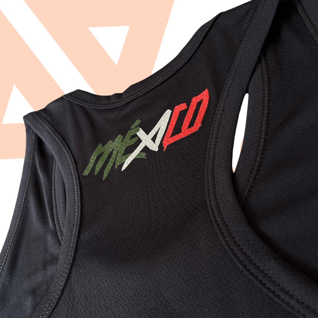 Camiseta México Sangre Nueva Negro Dama