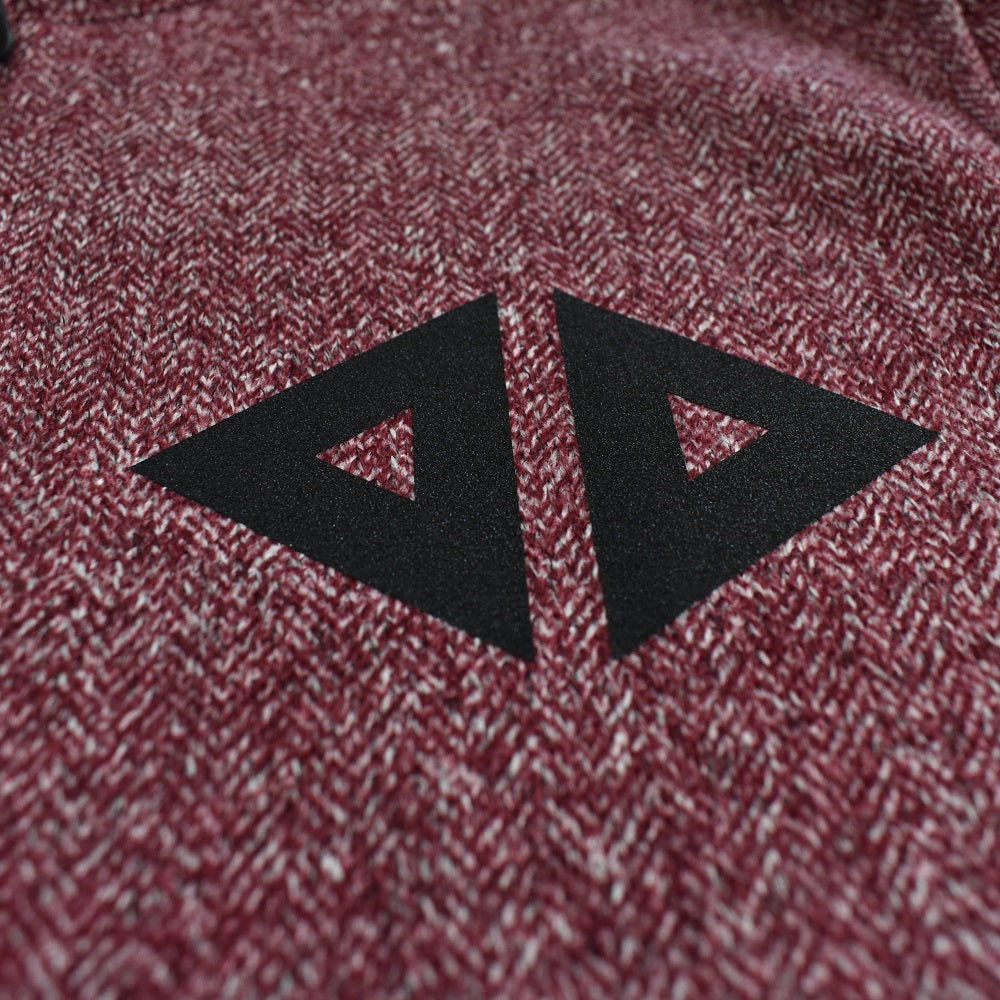 sudadera College Rojo dama