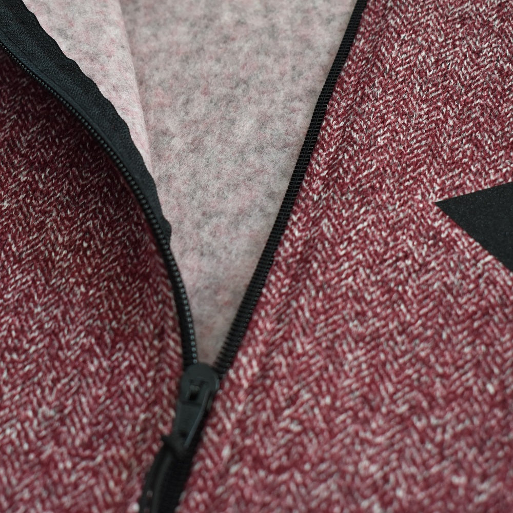 sudadera College Rojo dama