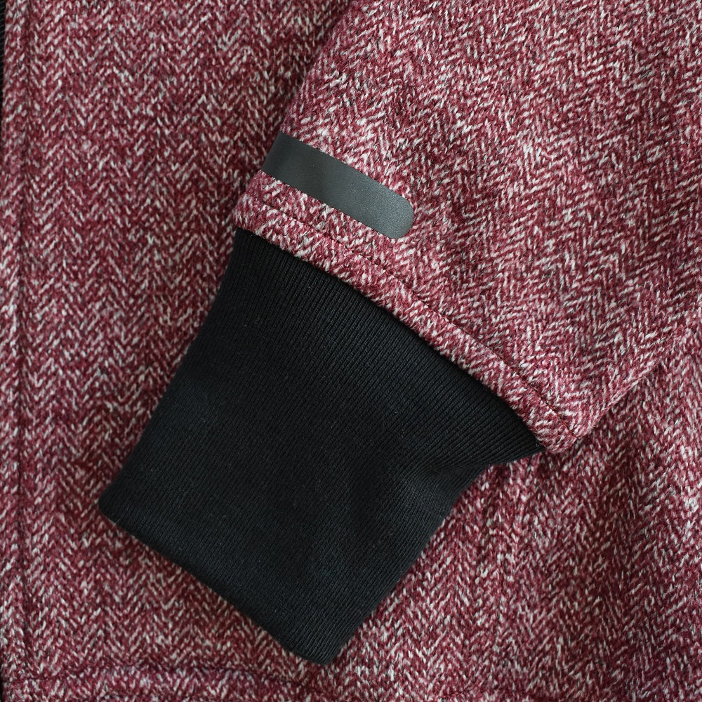 sudadera College Rojo dama